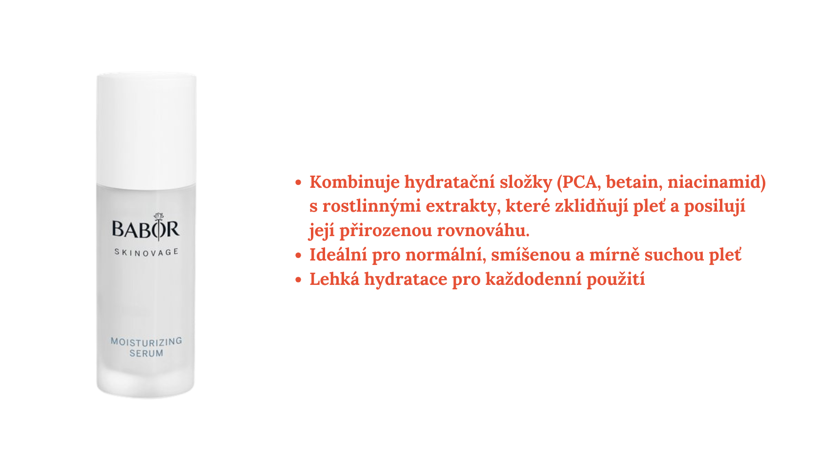 hydratační serum babor 